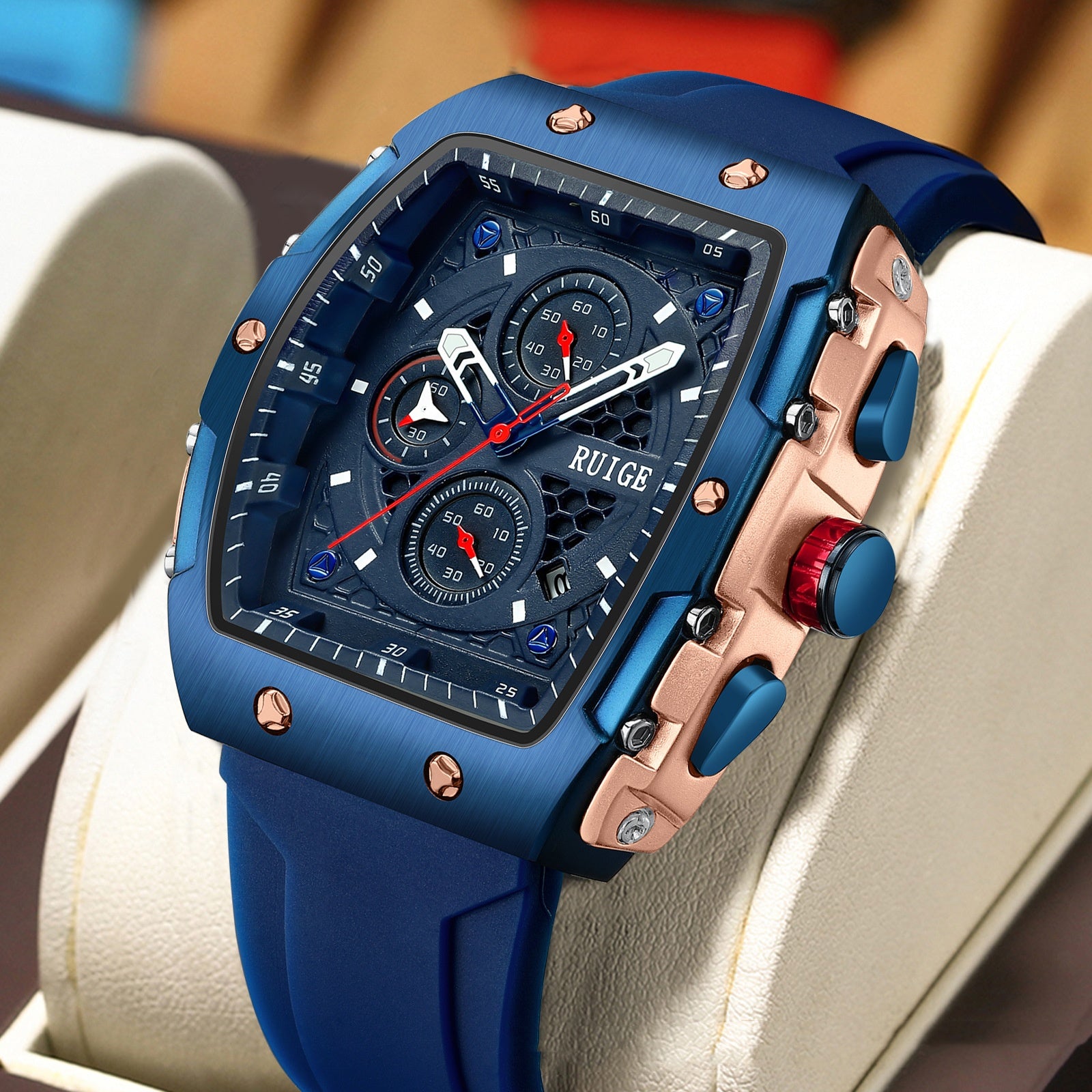 RuiGe Outdoor Explorer Watch | Barrel-Shaped & Rugged