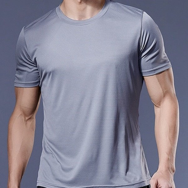 Men's Lightweight Breathable Summer Sports & Fitness T-Shirt | Quick Dry Activewear