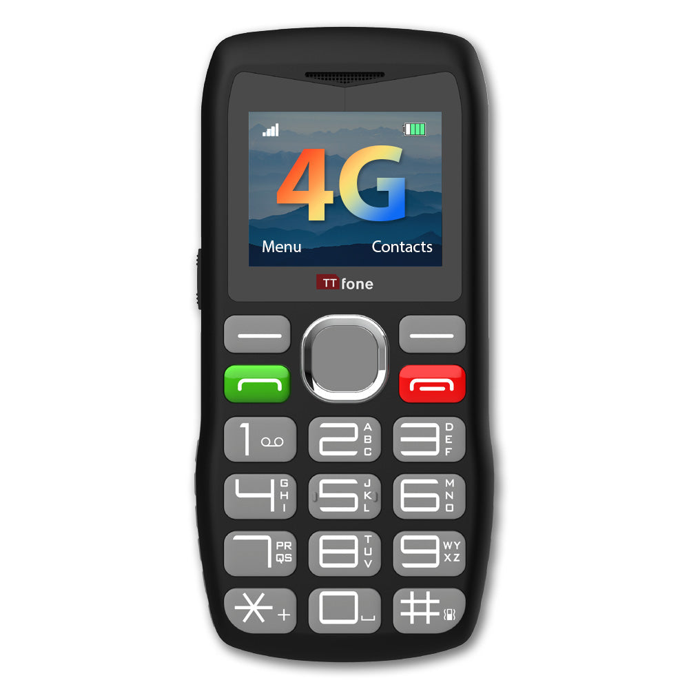 TTfone TT890 4G Mobile Phone with Mains Charger