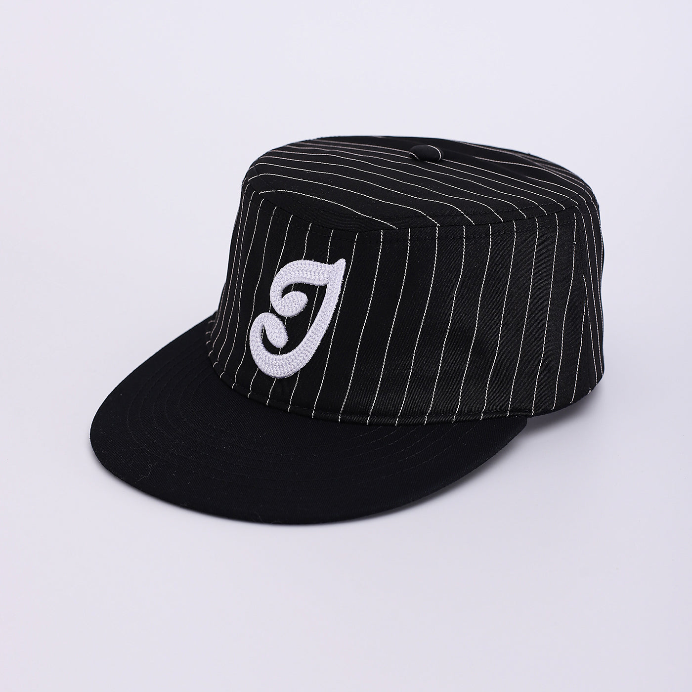 Summer Men's And Women's Striped Embroidered Logo Adjustable Fashion Casual Style Flat-top Baseball Cap Suitable For Outdoor Outings, Daily Commutes And Outings