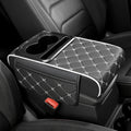 Multifunctional Car Armrest Box Pad - Universal Console Cover with Storage & Comfort