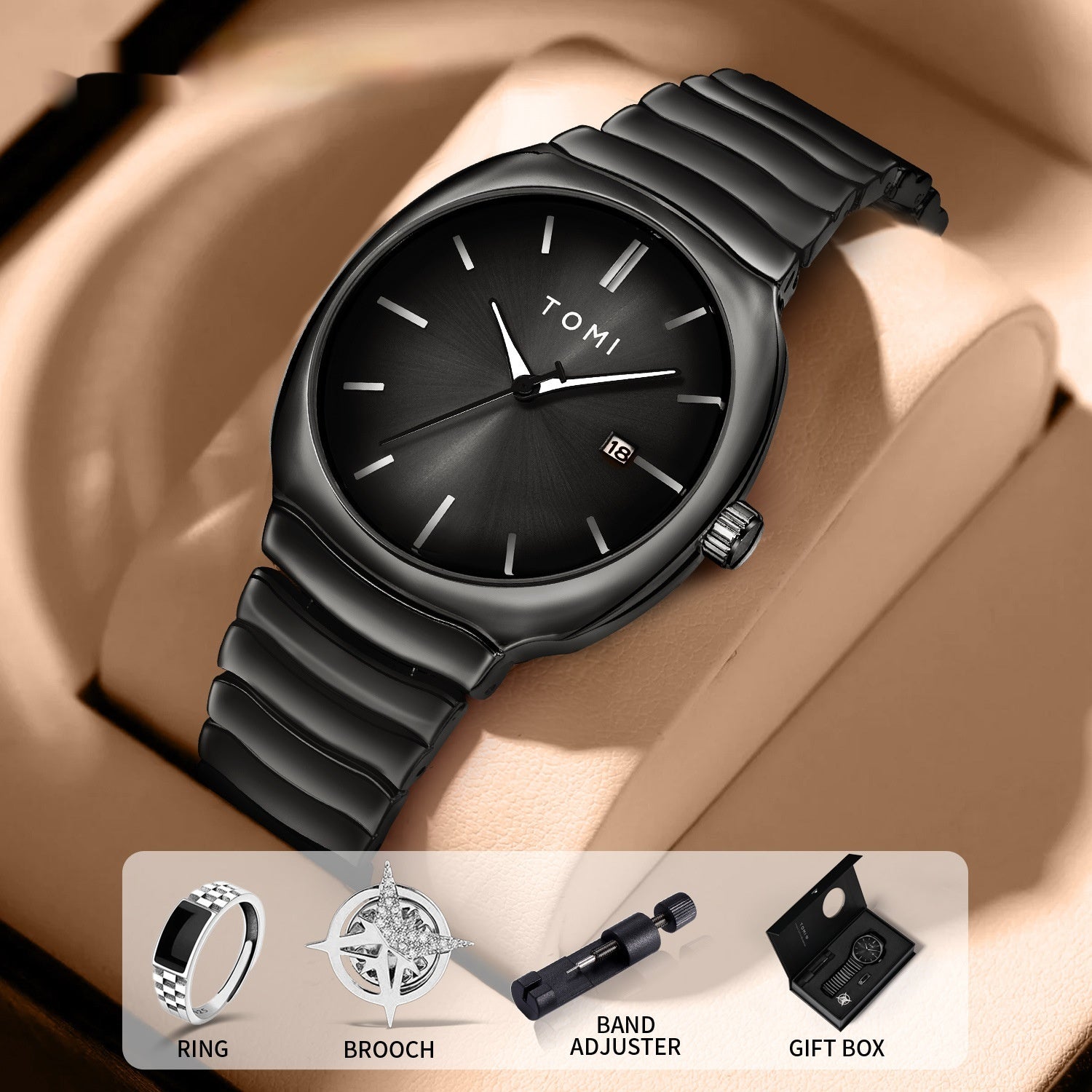 Elegant Men's Business Quartz Watch - Simple & Stylish